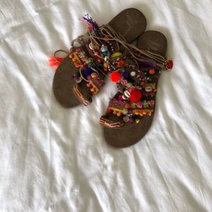 Brand New Boho Tie Up Sandals from Bali